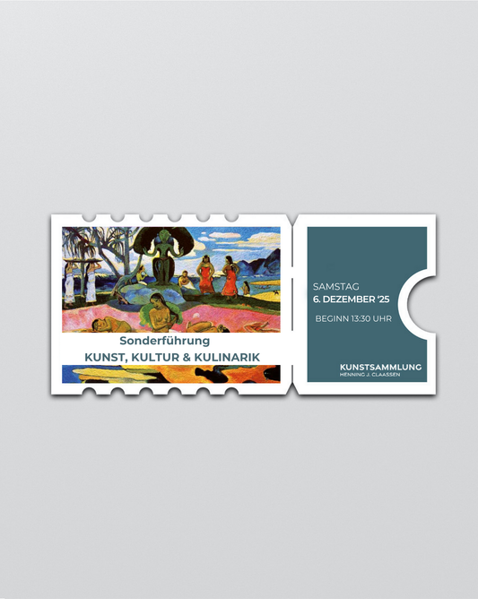 Sonderführung: Kunst, Kultur & Kulinarik, Samstag 6. Dezember 2025, 13:30 Uhr