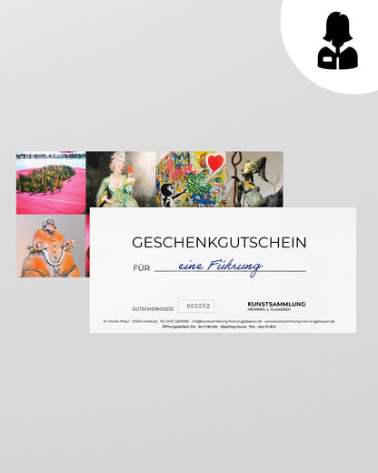 Guided tour voucher (pick up)